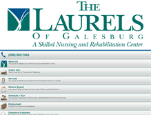 Tablet Screenshot of laurelsofgalesburg.com